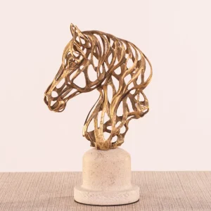 Skip to the end of the images gallery Skip to the beginning of the images gallery Product Dimensions Dimension image Valkyrie (Gold, Beige) Marble Home Decor